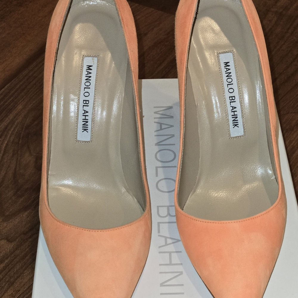 Manolo Blahnik Coral Heels